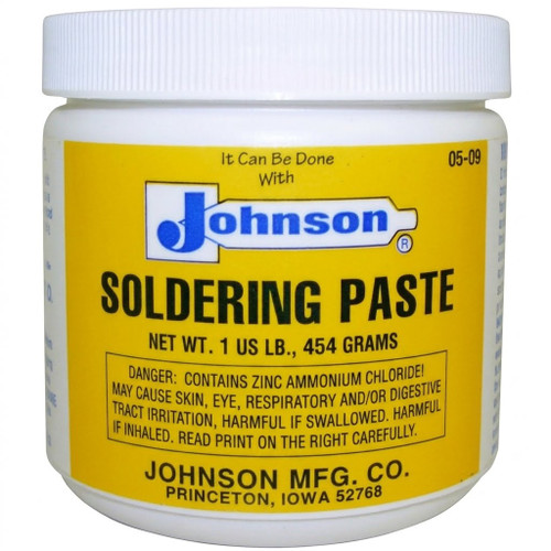 JOHNSON'S SOLDERING PASTE 1 LB. JAR CASE OF 24
