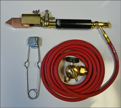 Aero-Acetylene-Duplex-Soldering-Iron-Torch-Kit-#12-.75 lb-Copper-Tip- Slip-On-Connection