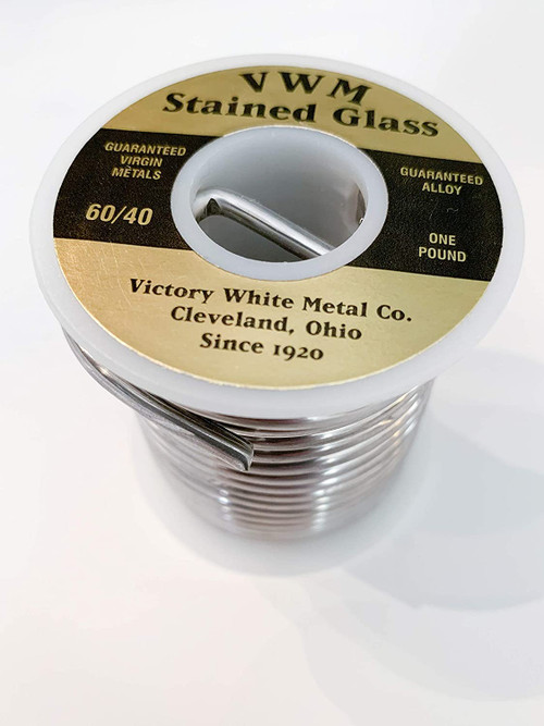 60/40 Solder for Stained Glass - .125 dia. (5 lb. spools)