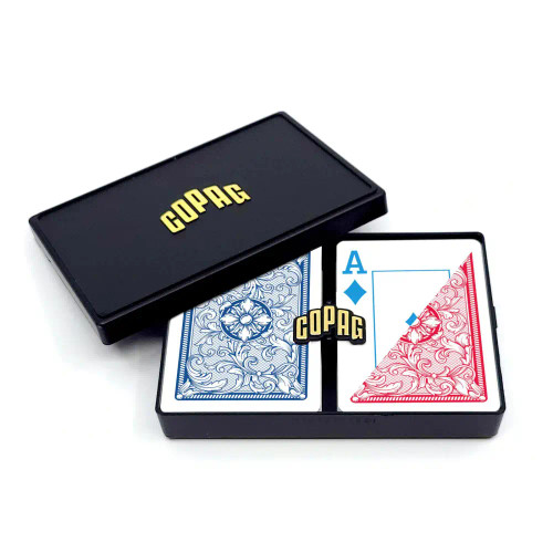 Copag Legacy 4 Color Red/Blue- Super Index  - Bridge