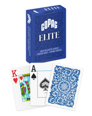 COPAG ELITE 1546 Jumbo Index Single Plastic Deck - Blue