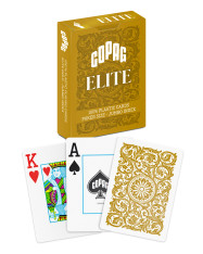 COPAG ELITE 1546 Jumbo Index Single Plastic Deck - Gold