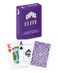 COPAG ELITE 1546 Jumbo Index Single Plastic Deck - Purple