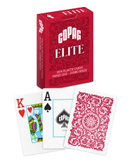 COPAG ELITE 1546 Jumbo Index Single Plastic Deck - Red