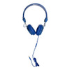  HamiltonBuhl Sack-O-Phones, 5 Blue Favoritz™ Headsets with In-Line Microphone and TRRS Plug 