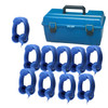  HamiltonBuhl Lab Pack of 10 Blue Flex-Phones™ Headphones for Early Learners 