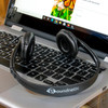  Soundnetic SN-CCV Budget Bulk School Headphones with Leatherette Earpads, Stereo, Volume Control, Black (500 Pack) 