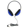 Califone Listening First 2800-BL Over-Ear Stereo Headphones, 3.5mm Plug, Blue