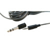Califone 3068AV Switchable Stereo/Mono Over-Ear Headphones, 3.5mm Adapter Plug, Black