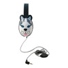 Califone Listening First 2810-BE Over-Ear Stereo Headphones, Inline Volume Control, 3.5mm Plug, Husky