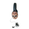Califone Listening First 2810-BE Over-Ear Stereo Headphones, Inline Volume Control, 3.5mm Plug, Sloth
