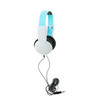 Califone KH-12 WH Pre-K On-Ear Headphones, 3.5mm, Light Blue/White