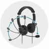 Kensington Classic EQ Headset, USB-C Plug, Adjustable Mic & Volume Control