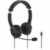 Kensington Classic EQ Headset, USB Plug, Adjustable Mic & Volume Control