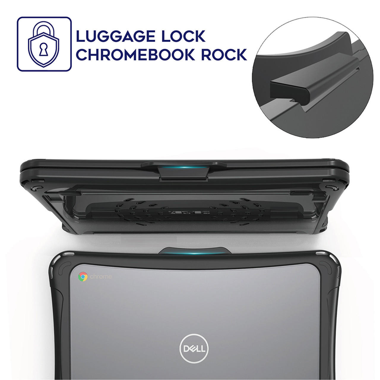 IBENZER Hexpact SecureLock Case for Chromebook 11'' Dell 3110/3100