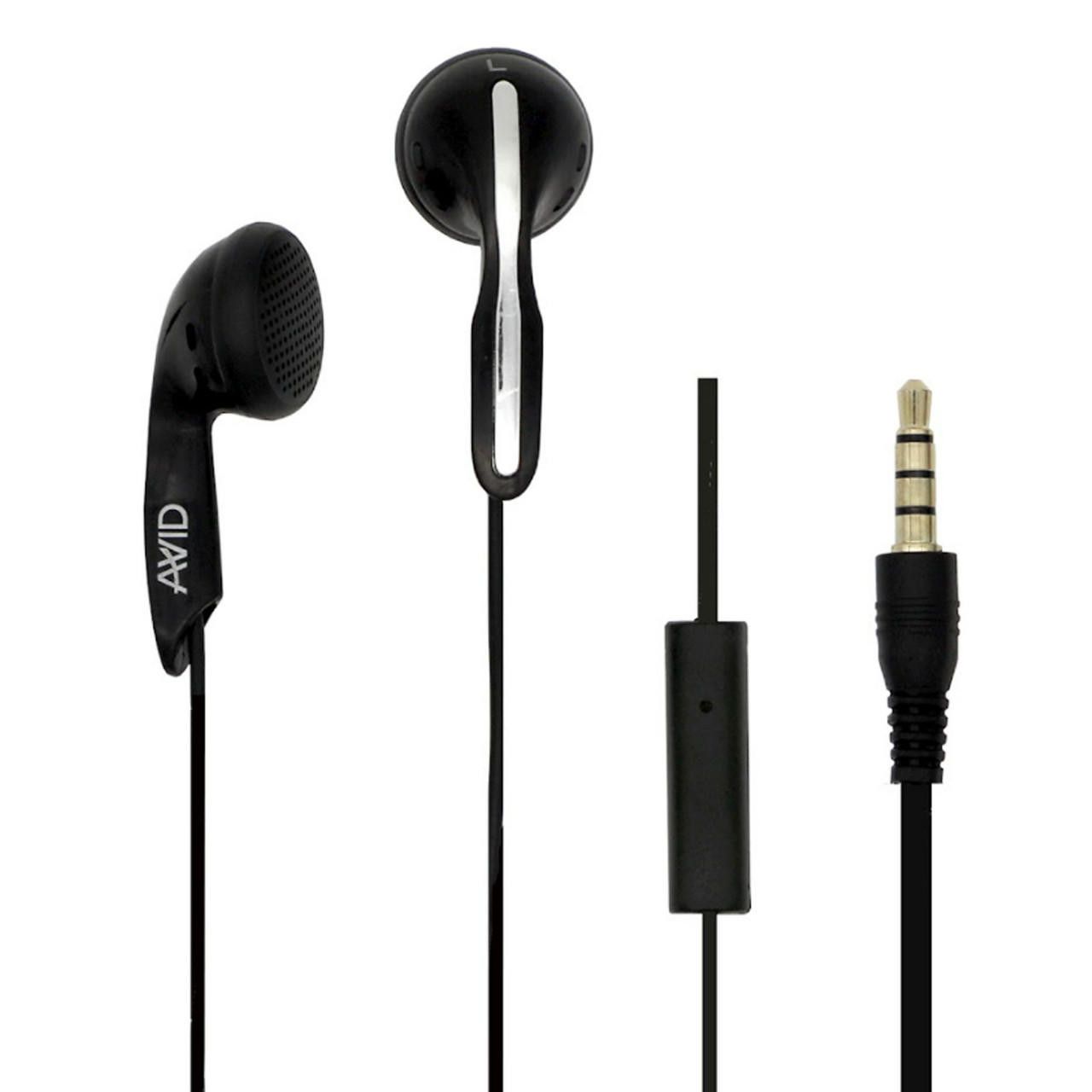 Black earphones 2025 with mic