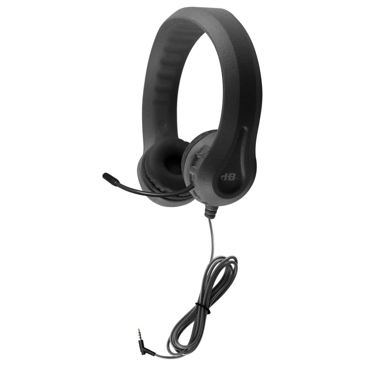 HamiltonBuhl KFX2-BLK Kid's Flex-Phone TRRS Headset with Gooseneck  Microphone – BLACK