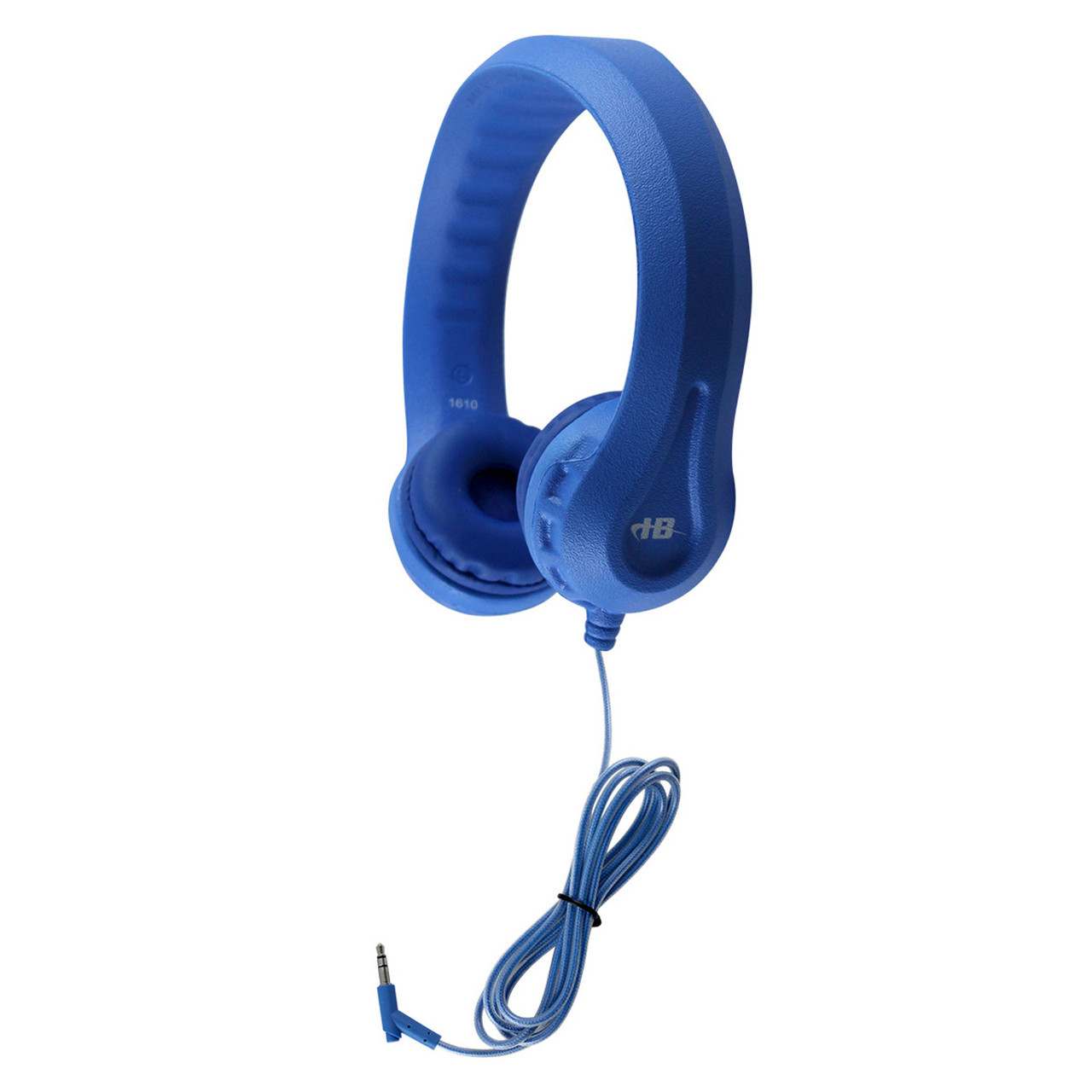 HamiltonBuhl Flex-Phones Virtually Indestructible Foam Headphones - 5 Pack  - BLUE, BLACK, RED, GREEN and PURPLE
