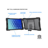  MAXCases Shield Extreme-X for iPad 9 10.2" (Black-Fits iPad 7/8/9) 