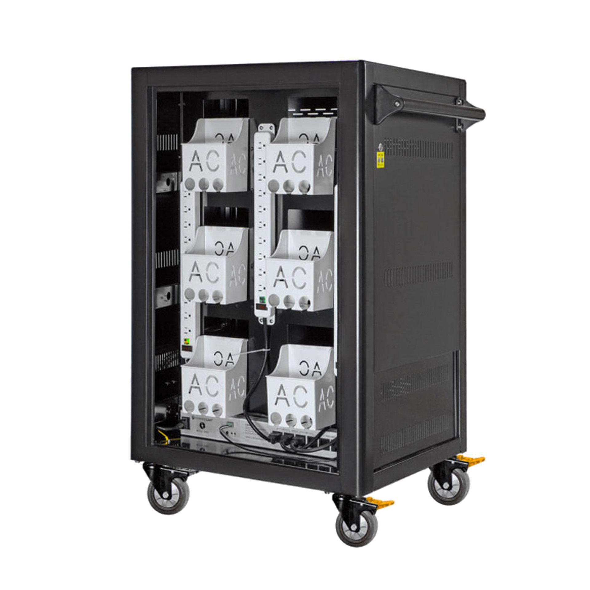 KodMtiz Mobile AV Cart With Locking Cabinet & Wheels, Heavy - View #9