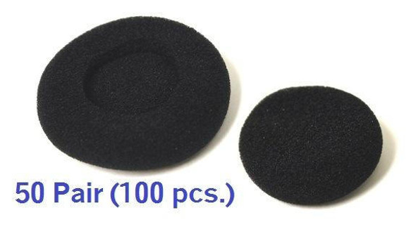 Encore Data Products Replacement Earpads for Headphones 50 Pair Pack 
