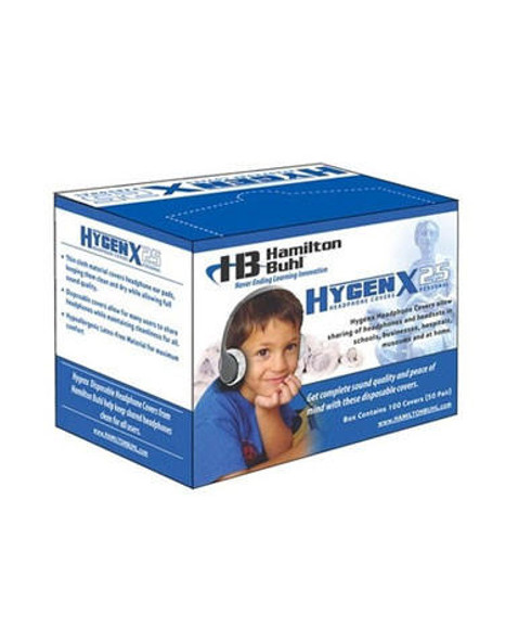 HamiltonBuhl Hamilton HygenX25 Sanitary Headphone Covers for On-Ear Headsets - 50 Pair 