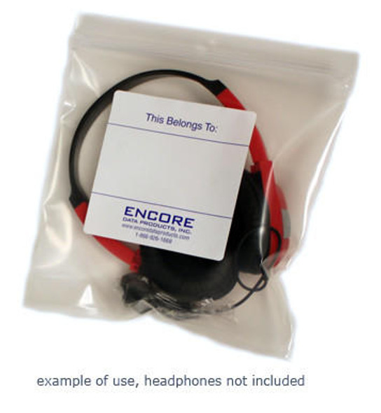Encore Data Products Replacement Headphone Storage Bags Small 10 Pack 