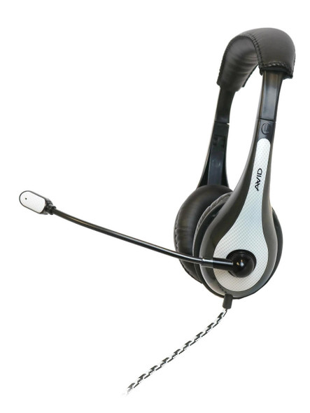 AVID AE-36 Headphones / Headset w Mic | White - Single Plug