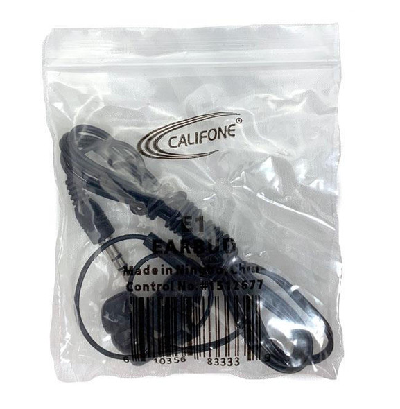  Califone E1 Budget Disposable Stereo Ear Buds 