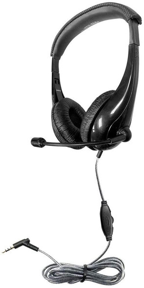  HamiltonBuhl Motiv8 TRRS Classroom Headset with Gooseneck Mic and In-line Volume Control 