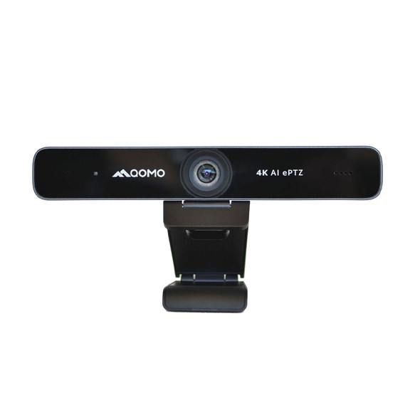 QOMO 4K ePTZ webcam with 10x zoom, 138 degree FOV, USB 3.0 type B plug and play