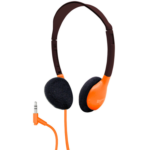  HamiltonBuhl Lab Pack, 24 Personal Headphones in Orange in a Carry Case 