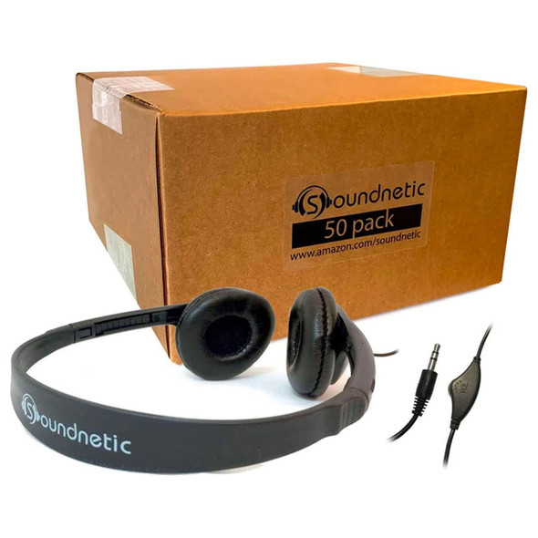 Soundnetic SN-CCV Budget Classroom Headphones, Stereo, with