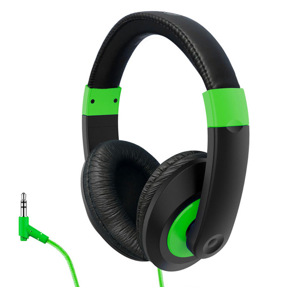  HamiltonBuhl Smart-Trek Headphone - Green Accents 