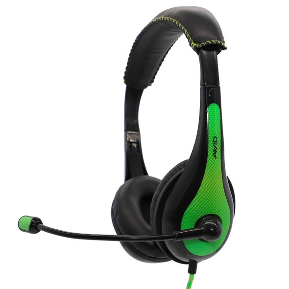  AVID Products Green AE-36 Classroom Computer Stereo Headset (50 Pack) 
