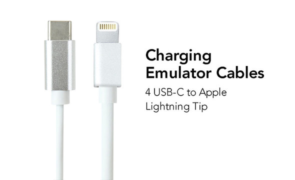 JAR Systems USBC to Apple Lightning Charging Adapter 4-set