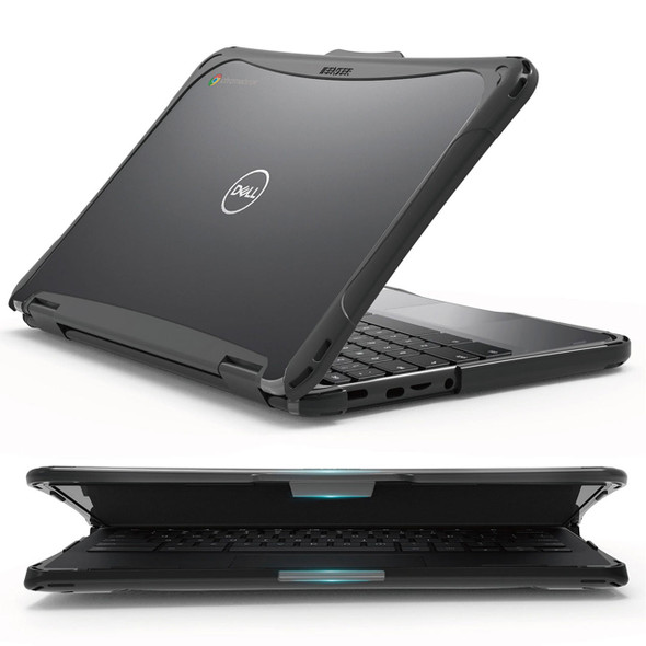  IBENZER Hexpact SecureLock Case for Chromebook 11'' Dell 3110/3100 2in1 - Black 