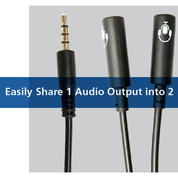 HamiltonBuhl TRRS Headset Splitter