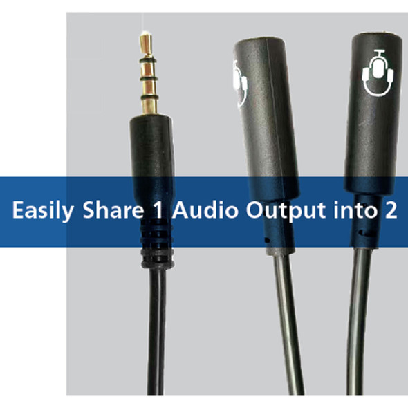 HamiltonBuhl TRRS Headset Splitter