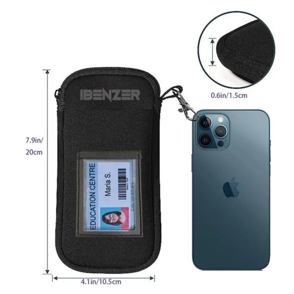iBenzer Faraday Signal-Blocking Cell Phone Pouch - CP01
