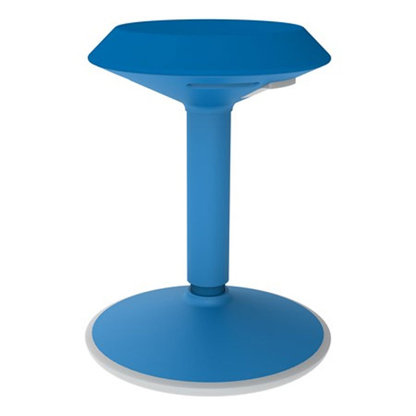 Learniture Adjustable-Height Active Stool with Upholstered Circular Seat