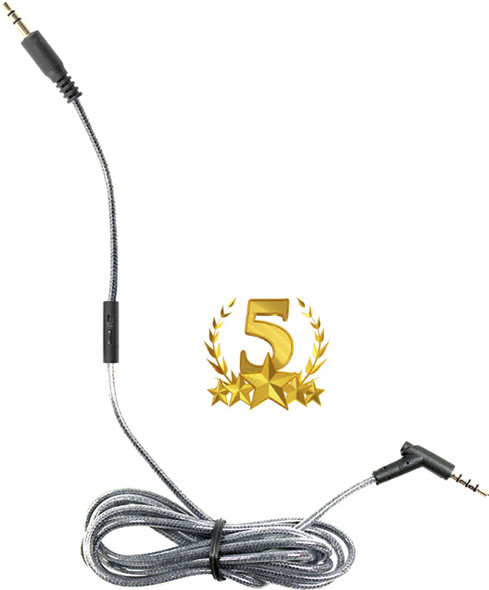 HamiltonBuhl Deluxe Active Noise-Cancelling Cord - Converts Headphone to Headset