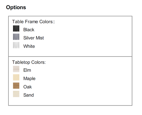 Learniture Mobile Flipper Table w/ Electric (24" x 60")