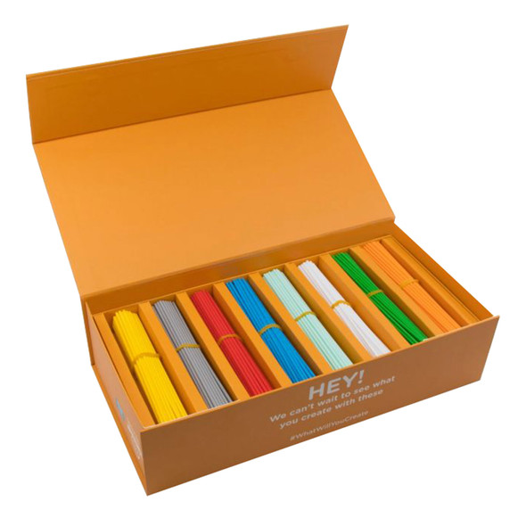 3Doodler Start Plastic Filament Kit - Asst 6in 1200Ct Box
