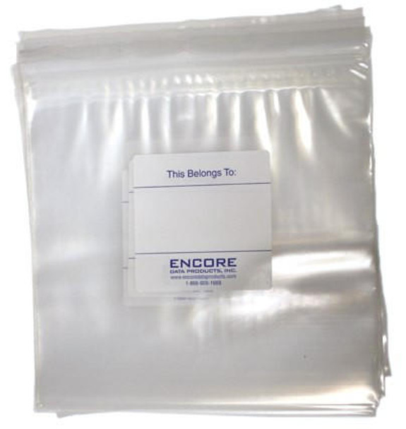 Encore Data Products Replacement Headphone Storage Bags Large 10 Pack 