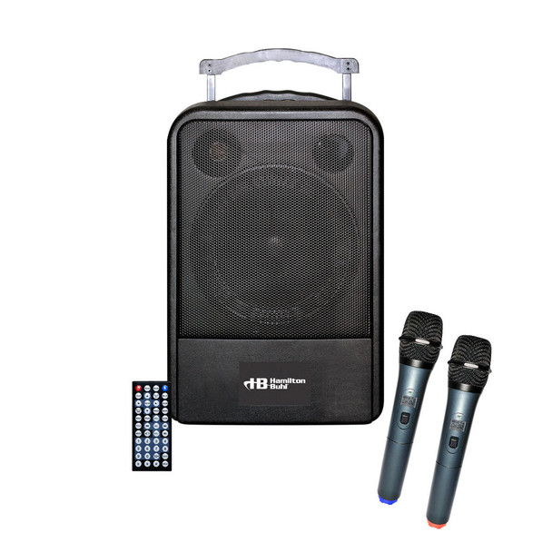  HamiltonBuhl High Quality PA System - DVD/CD/MP3 Bluetooth® and Wireless Handheld Microphones VENU100A 