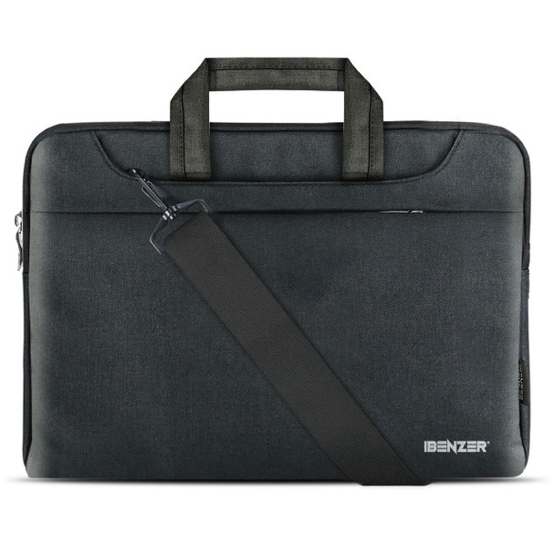  IBENZER Neon Party Carrying Case (Sleeve) for 15'' Laptop - Black 