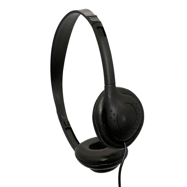 AVID Products AE-711R Black Lightweight Personal Headphone with 3.5mm Plug