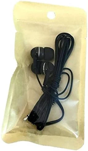 Gym Spa Bulk Stereo Earbuds in Sealed Vending Bag