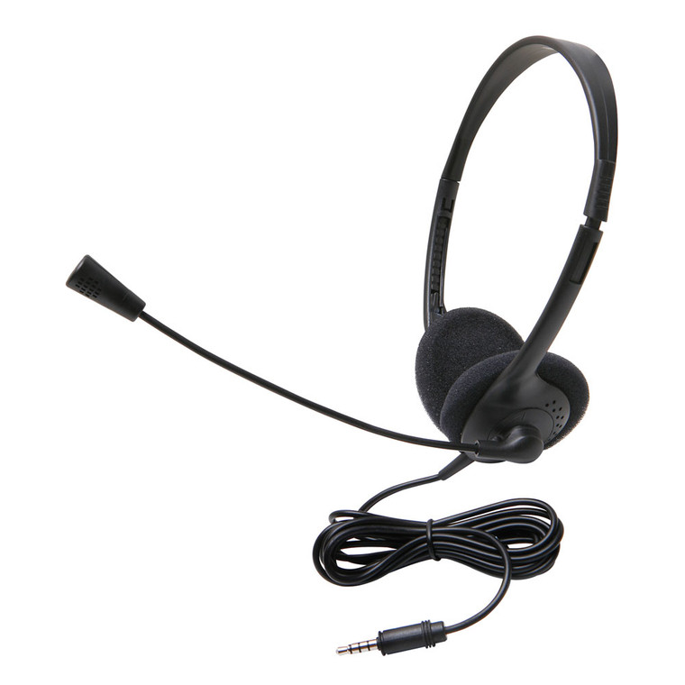 Califone 3065AVT Lightweight Personal Multimedia Stereo Headset 3.5mm To Go plug